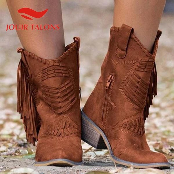 jouir talons large size 34-43 fashion shoes woman pointed toe vintage fringe ankle autumn square thick heels zipper boots, Black
jouir talons large size 34-43 fashion shoes woman pointed toe vintage fringe ankle autumn square thick heels zipper boots, Black