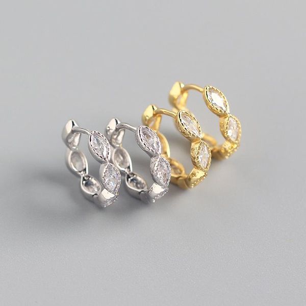 hoop & huggie real 925 sterling silver oval zircon round earrings for fashion women ins fine jewelry 18k gold bohemian accessories, Golden;silver
hoop & huggie real 925 sterling silver oval zircon round earrings for fashion women ins fine jewelry 18k gold bohemian accessories, Golden;silver
