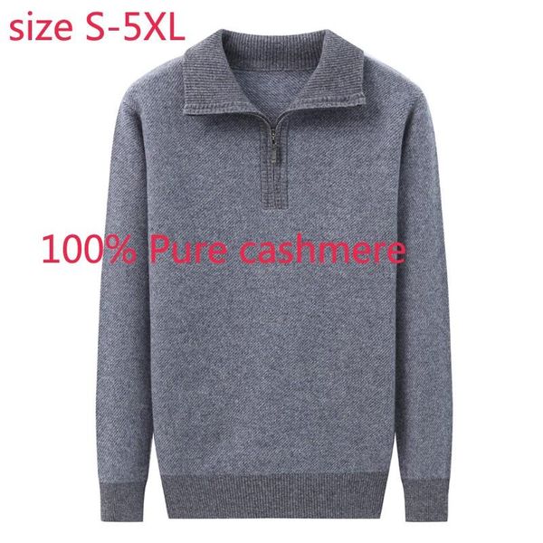 men's sweaters arrival winter men zipper turn-down collar 100% cashmere casual computer knitted thick pullovers sweater plus size s-5xl, White;black
men's sweaters arrival winter men zipper turn-down collar 100% cashmere casual computer knitted thick pullovers sweater plus size s-5xl, White;black