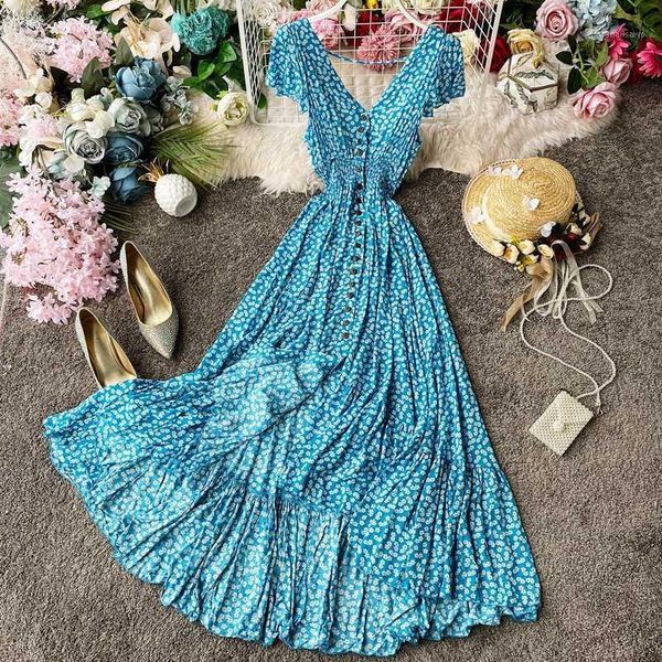 retro women trumpet dresses new summer v neck vintage floral print irregular party dress ladies elegant bodycon long robe1, Black;gray
retro women trumpet dresses new summer v neck vintage floral print irregular party dress ladies elegant bodycon long robe1, Black;gray
