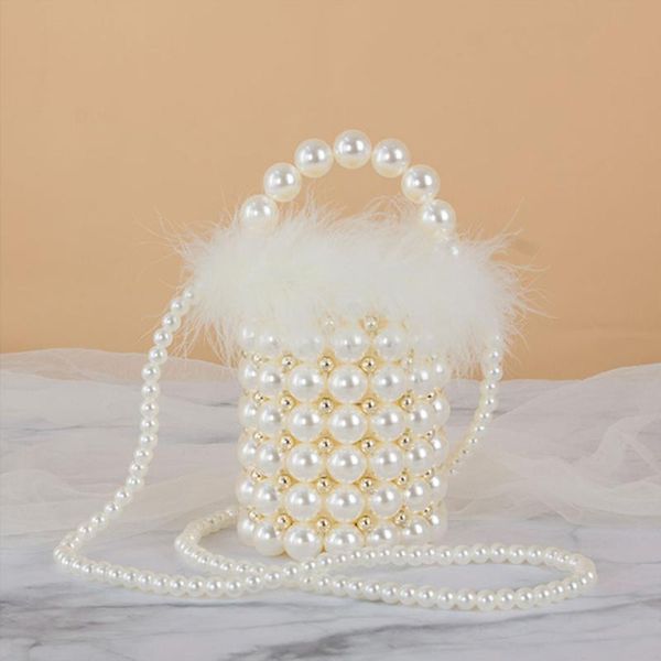 brand handmade pearl bags women ostrich bucket bag totes handle fur beaded handbags bride bag purses evening party clutches
brand handmade pearl bags women ostrich bucket bag totes handle fur beaded handbags bride bag purses evening party clutches
