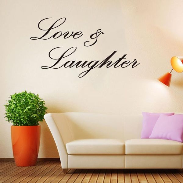 wall stickers love and laughter decals living room bedroom home decor removable art wallpaper
wall stickers love and laughter decals living room bedroom home decor removable art wallpaper