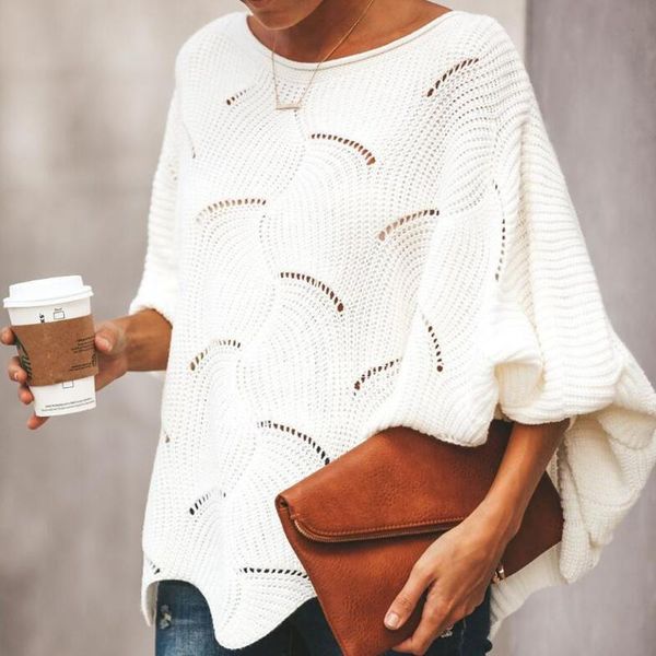 women's sweaters plus size knit women sweater 2021 autumn winter loose round neck white pullovers ladies ropa mujer invierno, White;black
women's sweaters plus size knit women sweater 2021 autumn winter loose round neck white pullovers ladies ropa mujer invierno, White;black