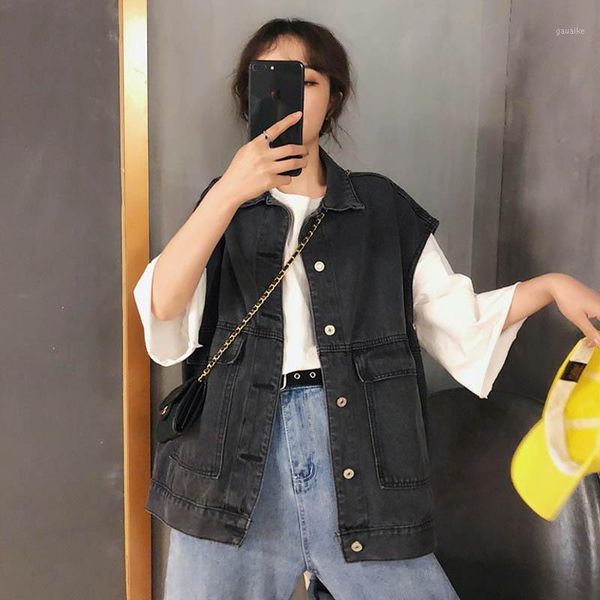 2020 women's denim jacket jean women denim jackets tooling sleeveless outside chickens jacket for women jean1, Black;brown
2020 women's denim jacket jean women denim jackets tooling sleeveless outside chickens jacket for women jean1, Black;brown