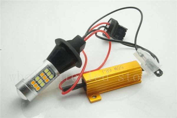 2pcs t20 7440 led dual color white/yellow switchback led drl turn signal light error canbus
2pcs t20 7440 led dual color white/yellow switchback led drl turn signal light error canbus