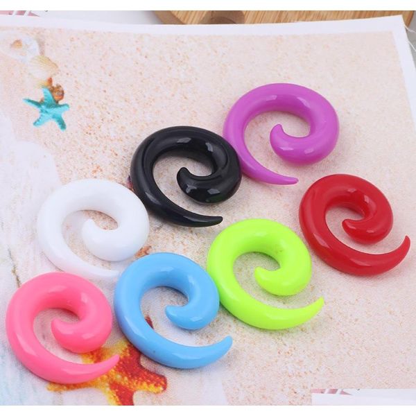sprial tunnel body jewelry ,wholesales 100pcs mix size mix color piercing sprial ear jllgpb yy_dhhome, Silver
sprial tunnel body jewelry ,wholesales 100pcs mix size mix color piercing sprial ear jllgpb yy_dhhome, Silver