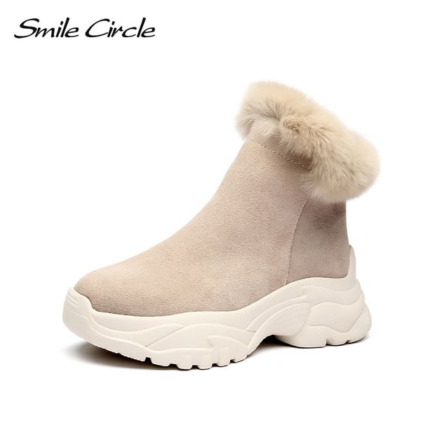 smile circle suede leather ankle women flat platform shoes winter plush keep warm thick bottom short boots ladies snow boo q1104, Black
smile circle suede leather ankle women flat platform shoes winter plush keep warm thick bottom short boots ladies snow boo q1104, Black