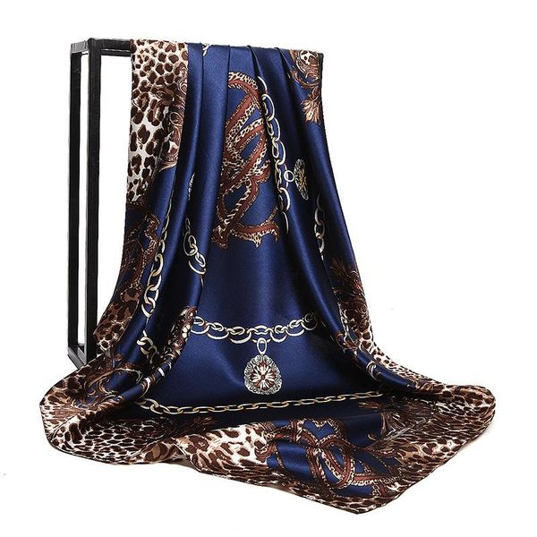 scarves winter designer large square scarf for women leopard print silk foulard female neck shawls and wraps poncho, Blue;gray
scarves winter designer large square scarf for women leopard print silk foulard female neck shawls and wraps poncho, Blue;gray