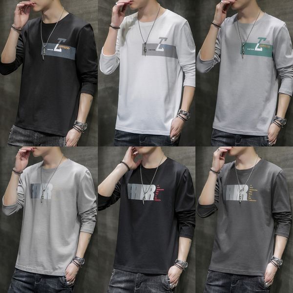 nxtrk men's sleeve 2020 autumn round neck cotton t-shirtjacket cotton t-shirt t-shirt long korean clothes handsome slim fit men's, Blue
nxtrk men's sleeve 2020 autumn round neck cotton t-shirtjacket cotton t-shirt t-shirt long korean clothes handsome slim fit men's, Blue