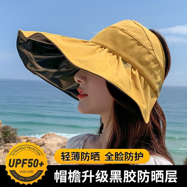 japanese vinyl empty sun protection hat women's summer big-brim uv protections suns folding fisherman's sun hats, Blue;gray
japanese vinyl empty sun protection hat women's summer big-brim uv protections suns folding fisherman's sun hats, Blue;gray