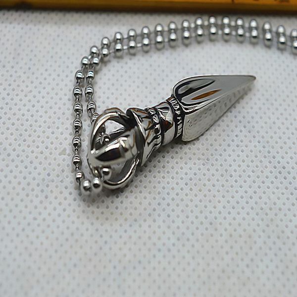 titanium steel, self defense,sword pendant, stainless steel, punk, exaggeration, men's necklace, fashion personality, men's gift, Silver
titanium steel, self defense,sword pendant, stainless steel, punk, exaggeration, men's necklace, fashion personality, men's gift, Silver
