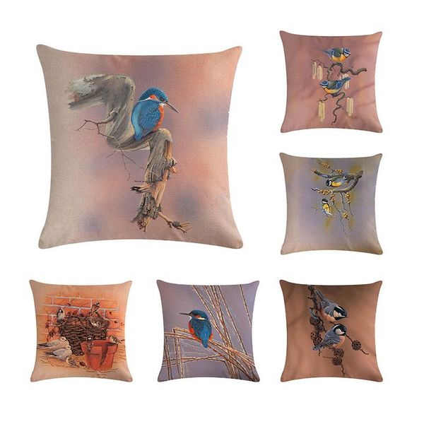 45*45cm watercolor bird pattern throw pillow cushion cover car home decor decoration sofa bed decorative pillowcase
45*45cm watercolor bird pattern throw pillow cushion cover car home decor decoration sofa bed decorative pillowcase