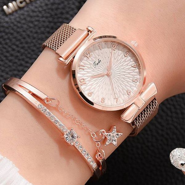 luxury women bracelet quartz watches for women magnetic watch ladies sports dress pink dial wrist watch clock relogio feminino fashion desig, Slivery;brown
luxury women bracelet quartz watches for women magnetic watch ladies sports dress pink dial wrist watch clock relogio feminino fashion desig, Slivery;brown