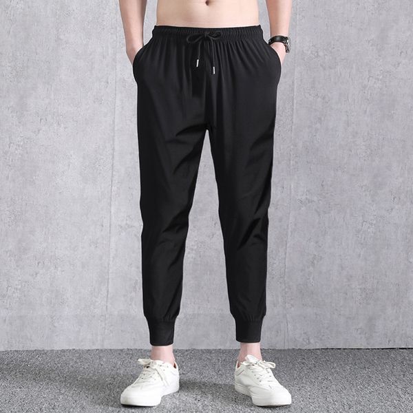 qgvon capris men's summer ice silk elastic drying casual pantssports pants sports pantsloose ultra-thin corset trend versatile quick cl, Blue
qgvon capris men's summer ice silk elastic drying casual pantssports pants sports pantsloose ultra-thin corset trend versatile quick cl, Blue