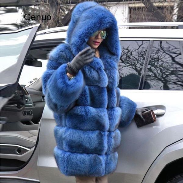 hooded fur coat thick warm faux fur jacket for women blue outwear long coats 2020 winter fashion luxury outwear, Black
hooded fur coat thick warm faux fur jacket for women blue outwear long coats 2020 winter fashion luxury outwear, Black