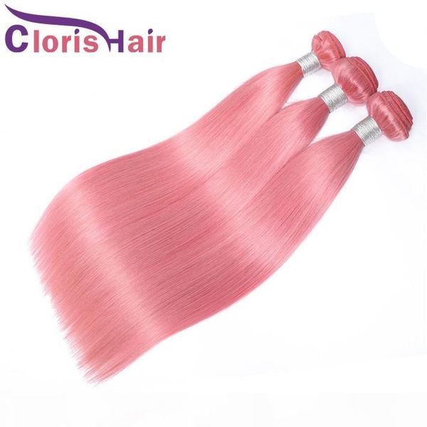 straight bundles pink hair extensions 3pcs raw virgin indian human hair weave silky straight pink colored double weft fast delivery, Black
straight bundles pink hair extensions 3pcs raw virgin indian human hair weave silky straight pink colored double weft fast delivery, Black