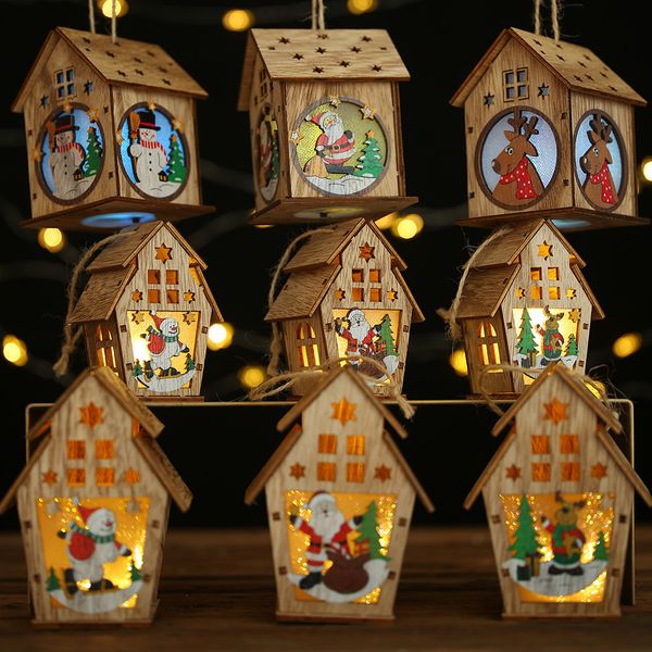 2021 small assembly luminous color ornaments theme lovely christmas creative house with lights wooden new
2021 small assembly luminous color ornaments theme lovely christmas creative house with lights wooden new