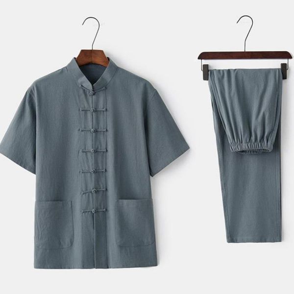 summer new men shirt&pant chinese mandarin collar tai chi tang suit traditional single breasted set plus size 3xl 4xl1, Gray
summer new men shirt&pant chinese mandarin collar tai chi tang suit traditional single breasted set plus size 3xl 4xl1, Gray