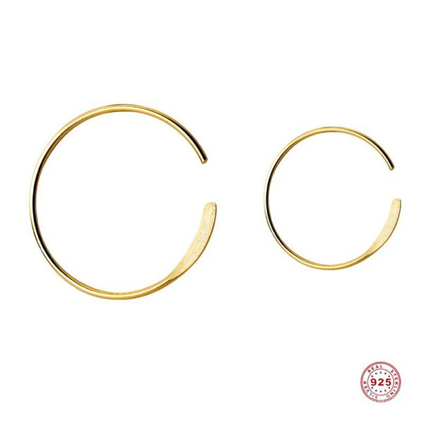 hoop & huggie doreen box gold color circle ring earrings 925 sterling silver open ear jewelry simple trendy for women ,1 pair, Golden;silver
hoop & huggie doreen box gold color circle ring earrings 925 sterling silver open ear jewelry simple trendy for women ,1 pair, Golden;silver