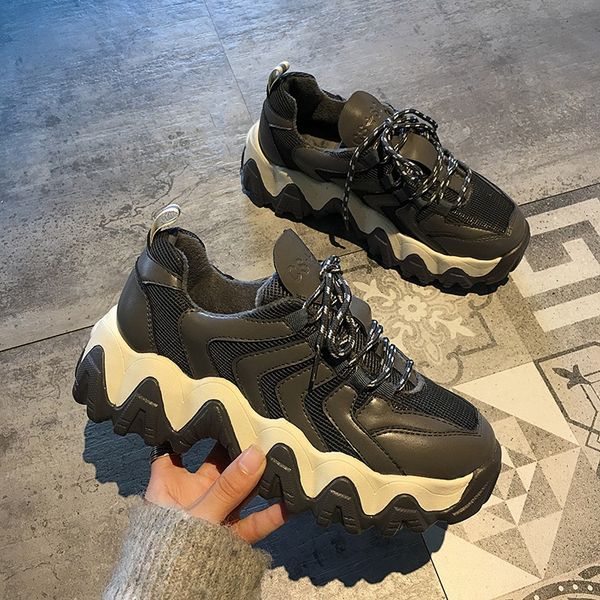 2021 new women chunky father for the shape of casual women's shoe confortable shoes cunts l9iz, Black;white
2021 new women chunky father for the shape of casual women's shoe confortable shoes cunts l9iz, Black;white