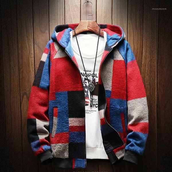 men's wool & blends hooded jackets men patchwork color block pullover jacket fashion tracksuit coat hip hop streetwear jacket1, Black
men's wool & blends hooded jackets men patchwork color block pullover jacket fashion tracksuit coat hip hop streetwear jacket1, Black