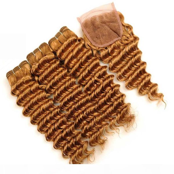 pure 27 honey blonde malaysian deep wave human hair weave bundles with closure strawberry blonde hair wefts with 4x4 lace closure, Black
pure 27 honey blonde malaysian deep wave human hair weave bundles with closure strawberry blonde hair wefts with 4x4 lace closure, Black
