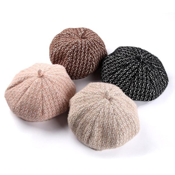 berets octagonal type wool cap warm hat women beanies casual solid cover head outdoor, Blue;gray
berets octagonal type wool cap warm hat women beanies casual solid cover head outdoor, Blue;gray