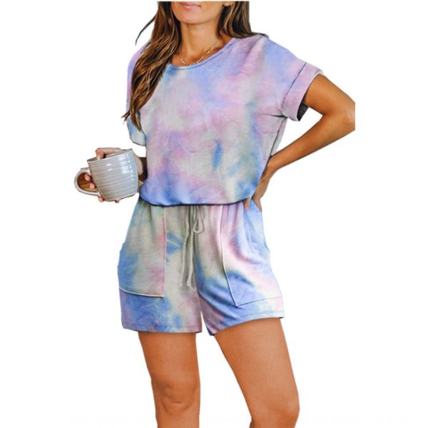2020 women's and summer tie-dyed casual short-sleeved jumpsuit 2020 women's shorts and shortssummer tie-dyed casual short-sleeved, Gray
2020 women's and summer tie-dyed casual short-sleeved jumpsuit 2020 women's shorts and shortssummer tie-dyed casual short-sleeved, Gray