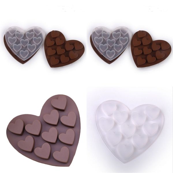 diy heart shape chocolate mold soft silicone gel ice candy cookie cake baking models 2021 valentine's day party decor gifts dhl/g11304
diy heart shape chocolate mold soft silicone gel ice candy cookie cake baking models 2021 valentine's day party decor gifts dhl/g11304
