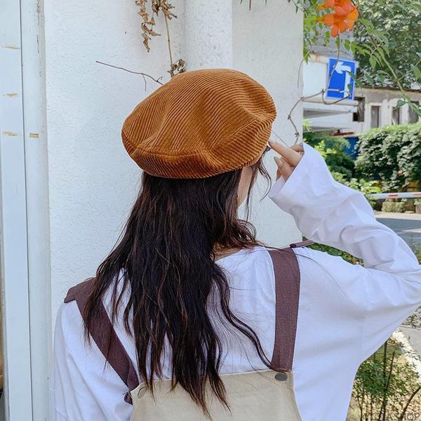 new harajuku corduroy beret hat women's vintage painter painter hat winter autumn embroidery wool octagonal adjustment1, Blue;gray
new harajuku corduroy beret hat women's vintage painter painter hat winter autumn embroidery wool octagonal adjustment1, Blue;gray