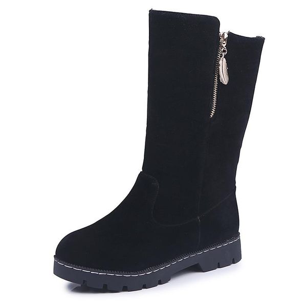 boots winter 2021 snow for women from europe and america large size cotton with side zippers low heel, Black
boots winter 2021 snow for women from europe and america large size cotton with side zippers low heel, Black
