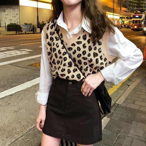 new vest knitted female vintage oversize spring autumn women vest wool sweater vests poullovers sleeveless female1, Black;white
new vest knitted female vintage oversize spring autumn women vest wool sweater vests poullovers sleeveless female1, Black;white