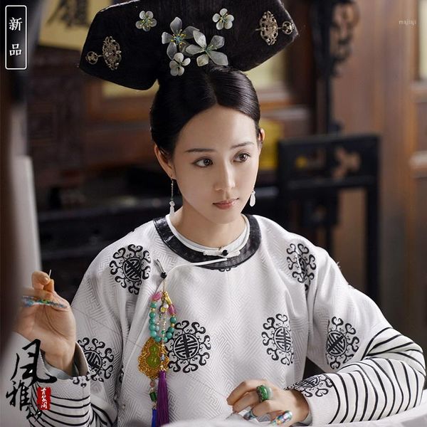 stage wear yuguifei zhang junyong qing dynasty empress costume delicate embroidery hanfu for latest ruyi's royal love in the1, Black;red
stage wear yuguifei zhang junyong qing dynasty empress costume delicate embroidery hanfu for latest ruyi's royal love in the1, Black;red