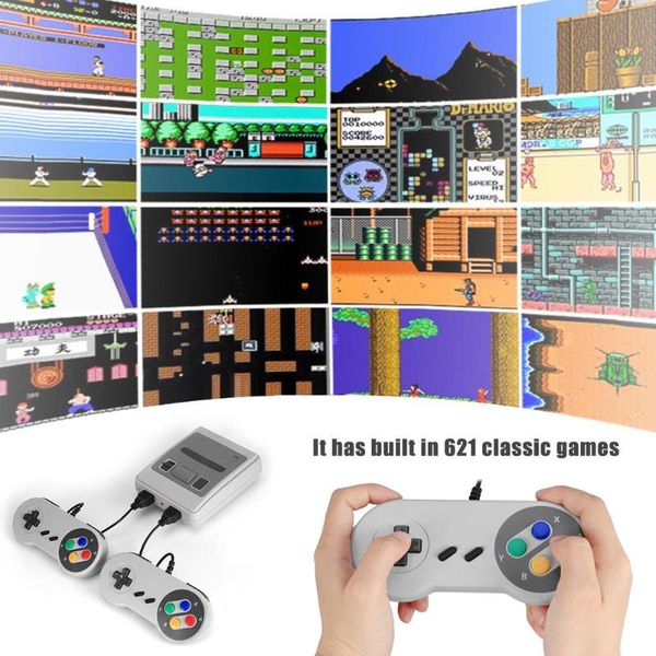 621 games childhood retro mini classic 8 bit handheld gaming player christmas gift