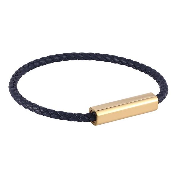 charm bracelets bracelet dark blue braided leather men women magnetic clasp male bangles jewelry gift bb0611, Golden;silver
charm bracelets bracelet dark blue braided leather men women magnetic clasp male bangles jewelry gift bb0611, Golden;silver