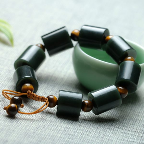 природного hetian lu tong бусины лаки безопасность благоприятного amulet fine jewelry джейд браслет, Black
природного hetian lu tong бусины лаки безопасность благоприятного amulet fine jewelry джейд браслет, Black