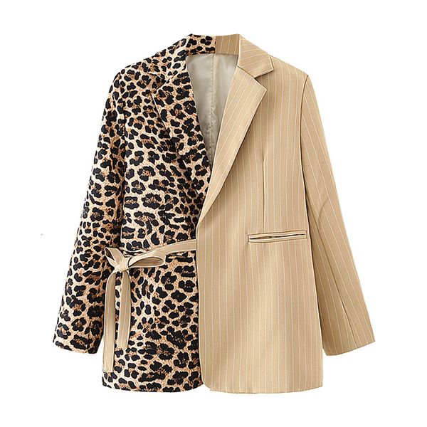 2021 new streetwear women brown striped leopard jacket fashion ladies sashes blazers vintage female chic notched collar coats u4le, White;black
2021 new streetwear women brown striped leopard jacket fashion ladies sashes blazers vintage female chic notched collar coats u4le, White;black