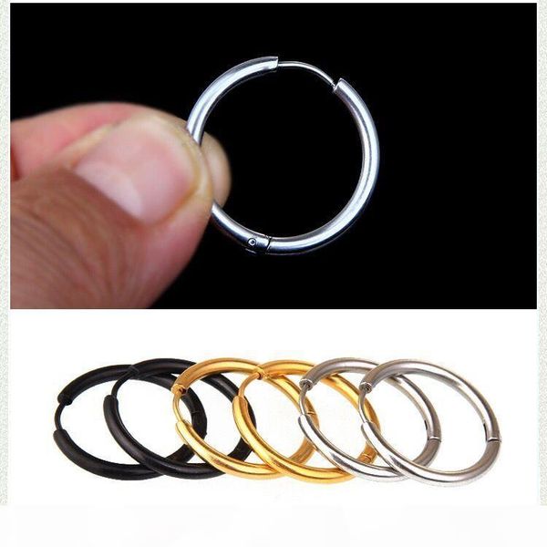 wholesale (465e) titanium steel men's smooth hoop earrings jewelry 10mm 12mm 14mm 16mm 18mm 20mm 18k black white color, Golden;silver
wholesale (465e) titanium steel men's smooth hoop earrings jewelry 10mm 12mm 14mm 16mm 18mm 20mm 18k black white color, Golden;silver