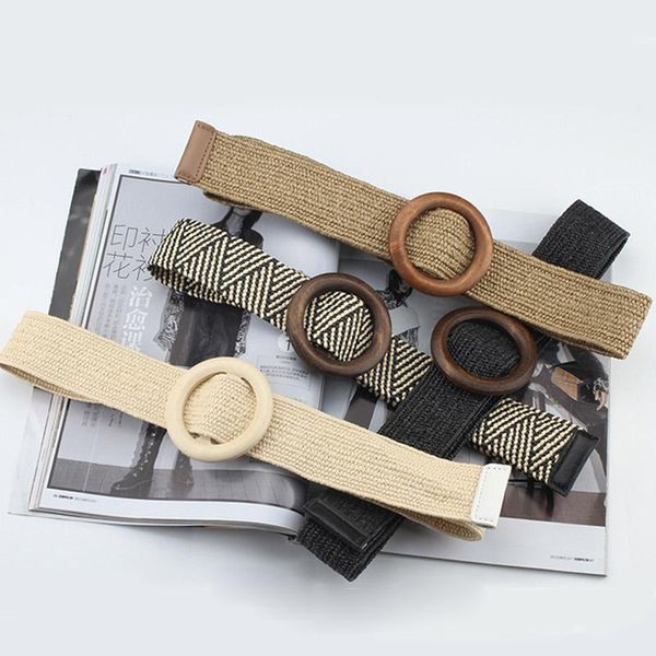 q vintage boho braided waist belt summer solid color female belt round wooden smooth buckle wide belts women dress accessories, Black;brown
q vintage boho braided waist belt summer solid color female belt round wooden smooth buckle wide belts women dress accessories, Black;brown