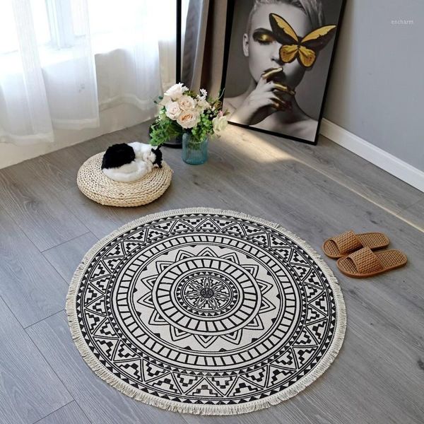 hand knitted round tassel table bedroom carpet tatami study room baby play mattress yoga prayer mat1
hand knitted round tassel table bedroom carpet tatami study room baby play mattress yoga prayer mat1