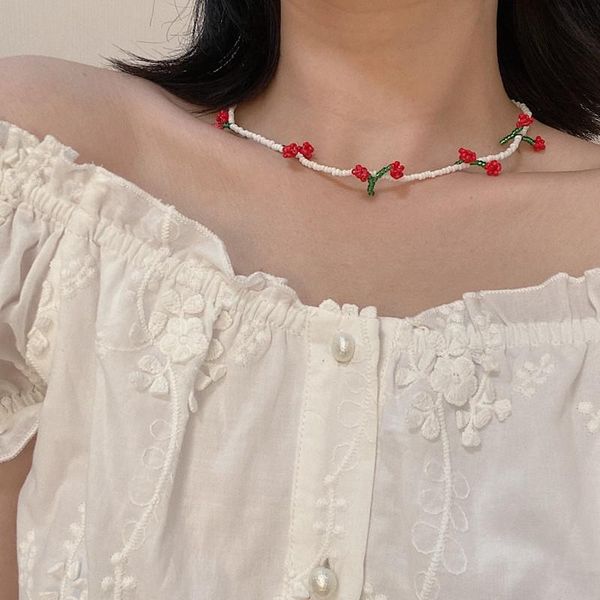 kpop retro handmade beaded pineapple cherry fruit necklace for woman chain clavicle chain aesthetic accessorie fashion jewelry, Golden;silver
kpop retro handmade beaded pineapple cherry fruit necklace for woman chain clavicle chain aesthetic accessorie fashion jewelry, Golden;silver