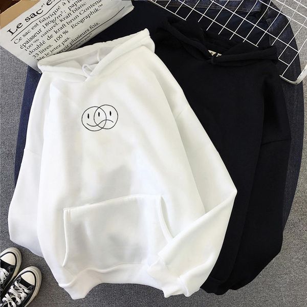smile sad face streetwear толстовка мужчины женщина повседневная пуловер hip hop длинные рукава линия печати толстовка student спортивной to, Black
smile sad face streetwear толстовка мужчины женщина повседневная пуловер hip hop длинные рукава линия печати толстовка student спортивной to, Black
