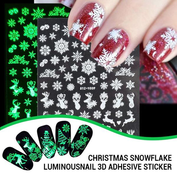 luminous sticker christmas snowflake 3d adhesive art stickers multicolor waterproof fluorescent nail foil decoraciones
luminous sticker christmas snowflake 3d adhesive art stickers multicolor waterproof fluorescent nail foil decoraciones