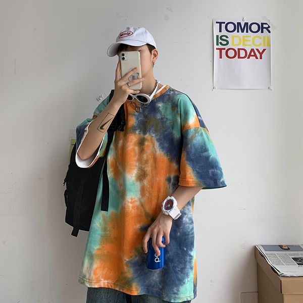 2021 new tie-dye hip hop tshirts men fashion o-neck harajuku over-size t-shirt male streetwear korean tshirt clothing 5wi2, White;black
2021 new tie-dye hip hop tshirts men fashion o-neck harajuku over-size t-shirt male streetwear korean tshirt clothing 5wi2, White;black