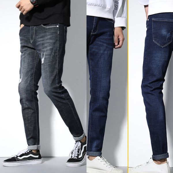 vsd8c 2020 autumn winter new high stretch small jeans autumn slim korean men's jeans and feet youth men's pants hflst, Blue
vsd8c 2020 autumn winter new high stretch small jeans autumn slim korean men's jeans and feet youth men's pants hflst, Blue