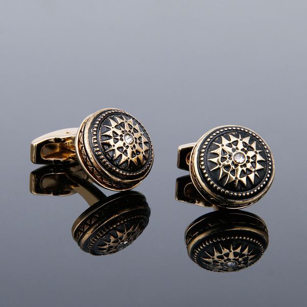 men's cufflinks round retro inlaid diamond men's shirt accessories festival gifts fashion jewelry wholesale, Silver
men's cufflinks round retro inlaid diamond men's shirt accessories festival gifts fashion jewelry wholesale, Silver