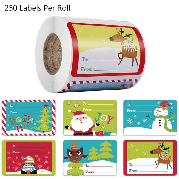 newchristmas 250pcs подарков имя наклейки теги рождество present клей печать этикеток decor 6
newchristmas 250pcs подарков имя наклейки теги рождество present клей печать этикеток decor 6