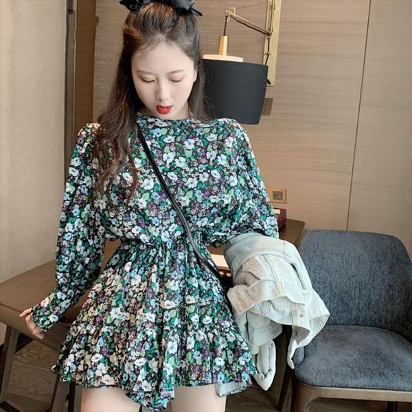 jumpsuits chiffon flower print women casual o neck lantern sleeve jumpsuit overalls 2021 summer new fashion drop shipping, Black;white
jumpsuits chiffon flower print women casual o neck lantern sleeve jumpsuit overalls 2021 summer new fashion drop shipping, Black;white