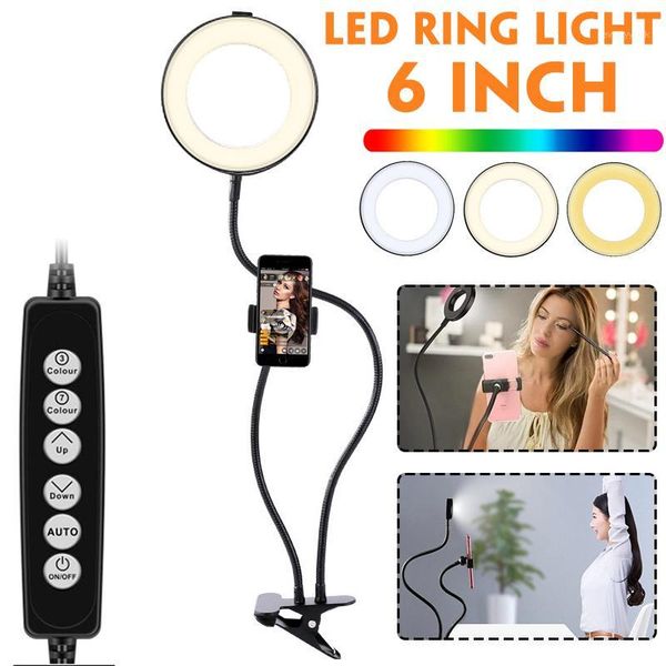 6inch ring light profissional ring lamp with flexible mobile phone holder led selfie light to do live phone video makeup1
6inch ring light profissional ring lamp with flexible mobile phone holder led selfie light to do live phone video makeup1
