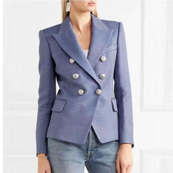 women's suits & blazers est fashion 2021 designer blazer double breasted lion buttons jacket, White;black
women's suits & blazers est fashion 2021 designer blazer double breasted lion buttons jacket, White;black